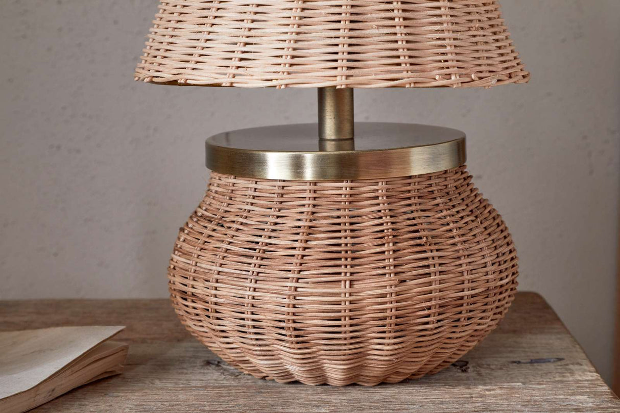 Nkuku Cija Rattan Table Lamp Natural