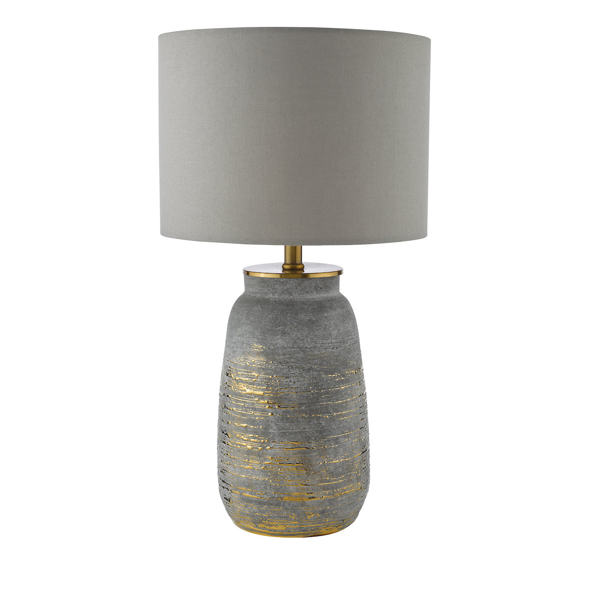 Dar Creon Ceramic Table Lamp Grey Base Only