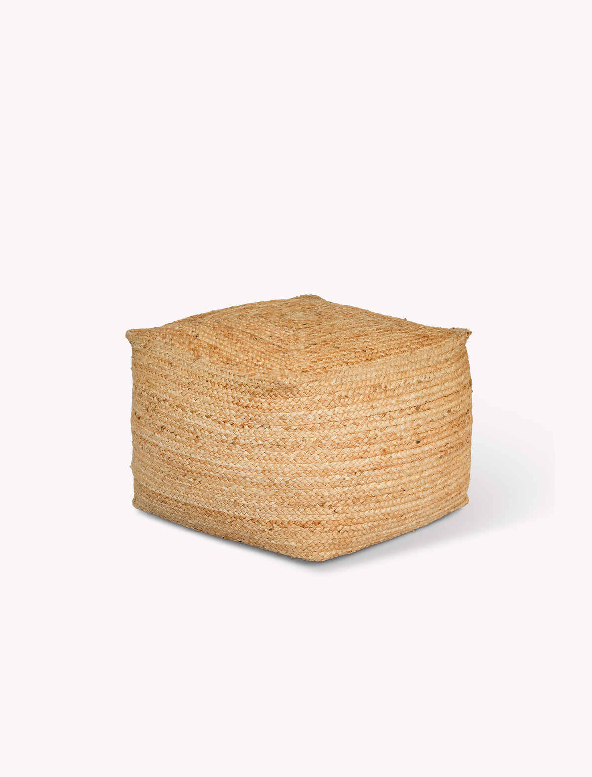 Garden Trading Cerney Square Foot Stool Jute, Natural