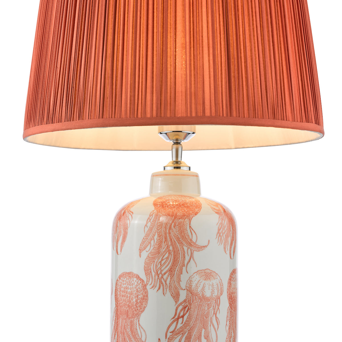 Dar Cyanea Ceramic Table Lamp Pink Base Only