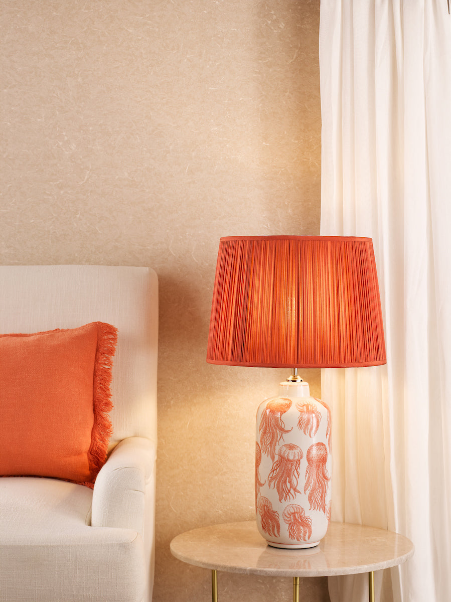 Dar Cyanea Ceramic Table Lamp Pink Base Only