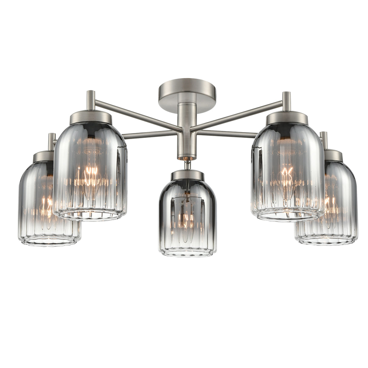 Franklite Caligo 5lt Fitting in Satin Nickel