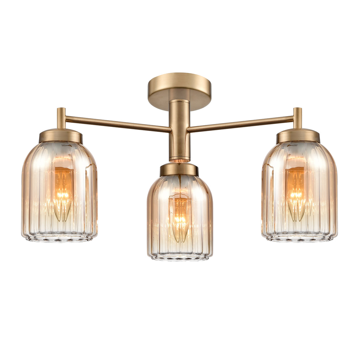 Franklite Caligo 3lt Fitting in Aged Brass