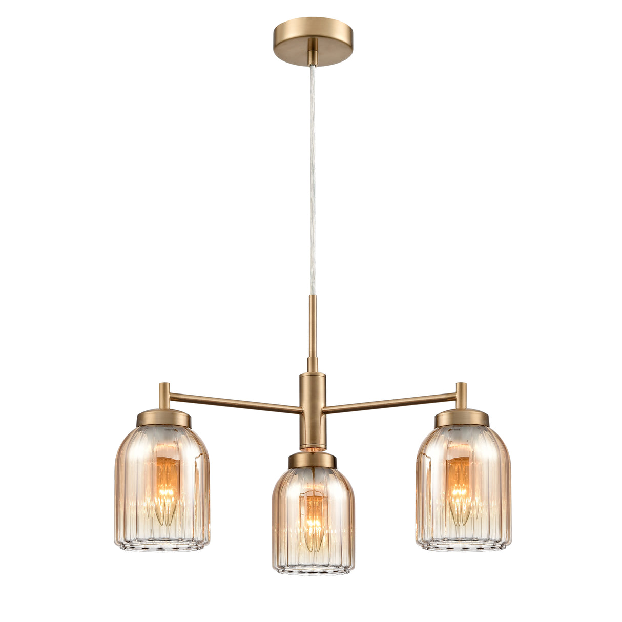 Franklite Caligo 3lt Fitting in Aged Brass