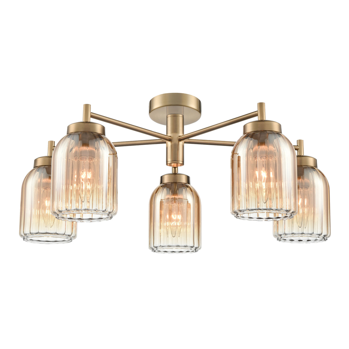 Franklite Caligo 5lt Fitting in Aged Brass