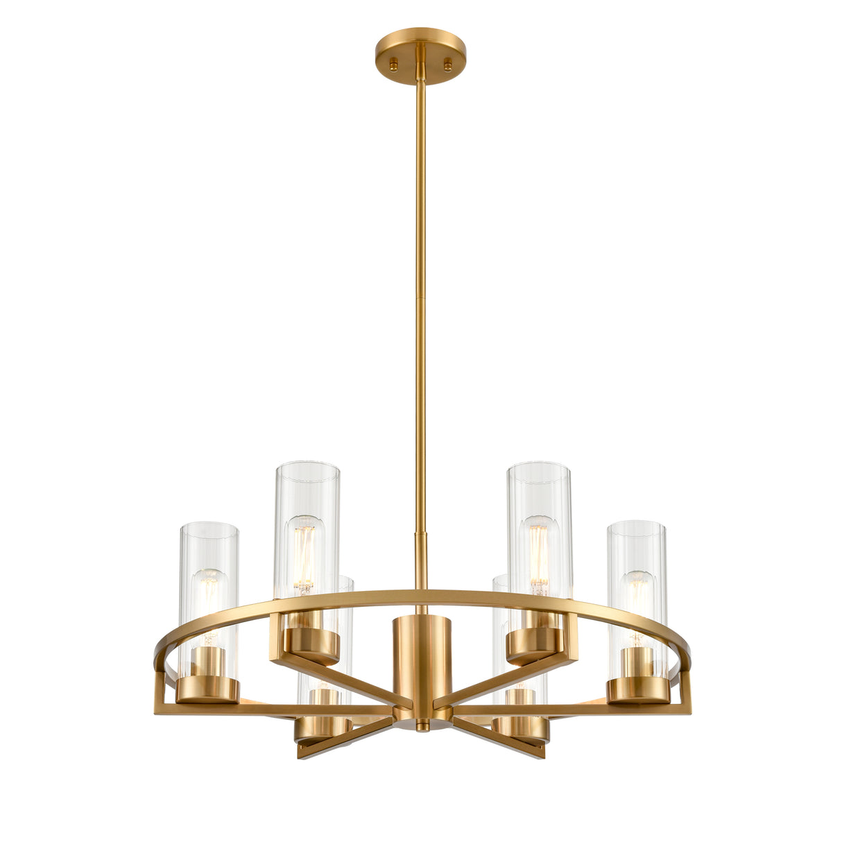 Franklite Camelot 6lt Pendant Chandelier