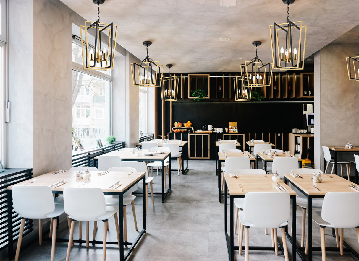 Franklite Aviary 4lt Lantern matt black and chrome Small