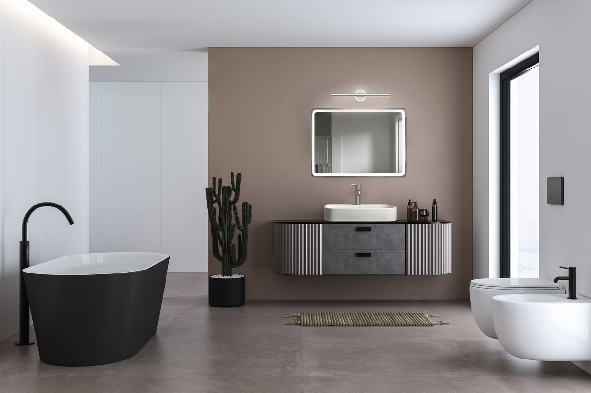 Franklite Allure Chrome Bathroom LED Wall Light