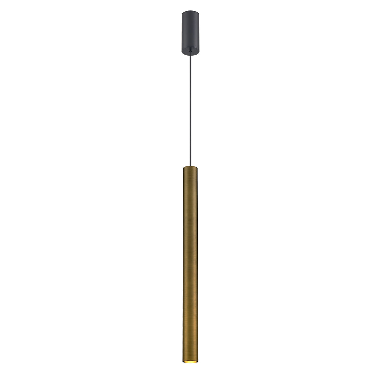 Franklite Chime Slimeline Pendant brushed bronze