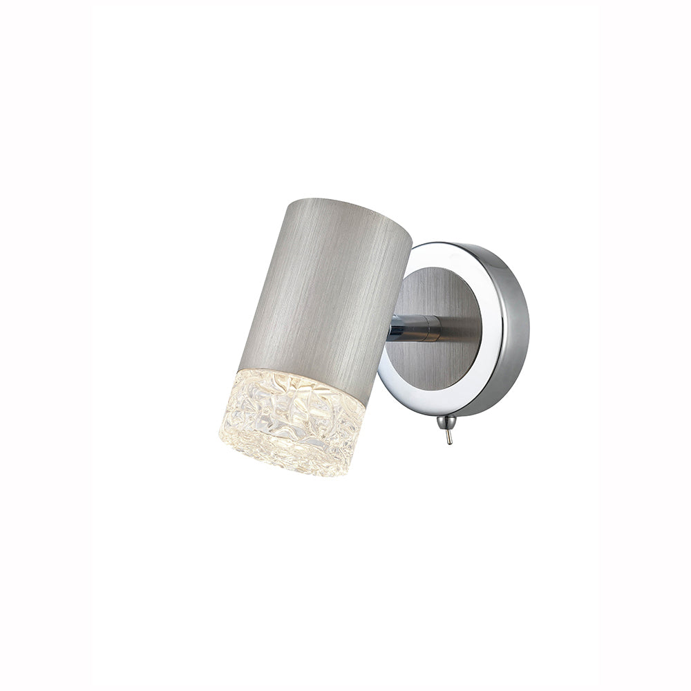 Franklite Cordelia Wall Light Satin Nickel