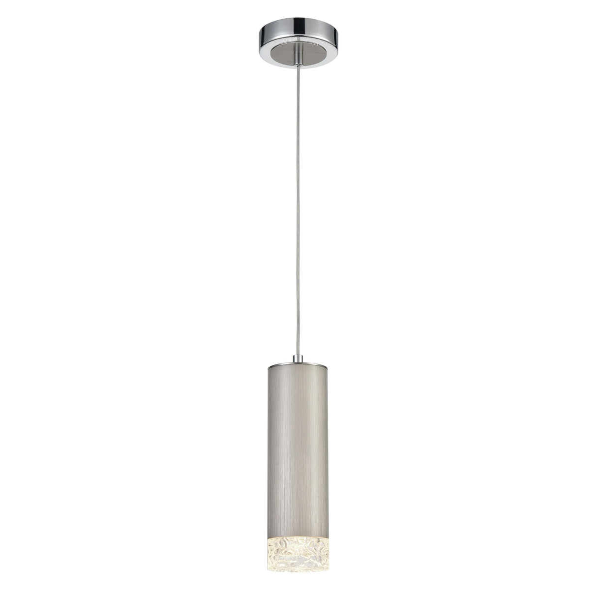 Franklite Cordelia Single Pendant Satin Nickel