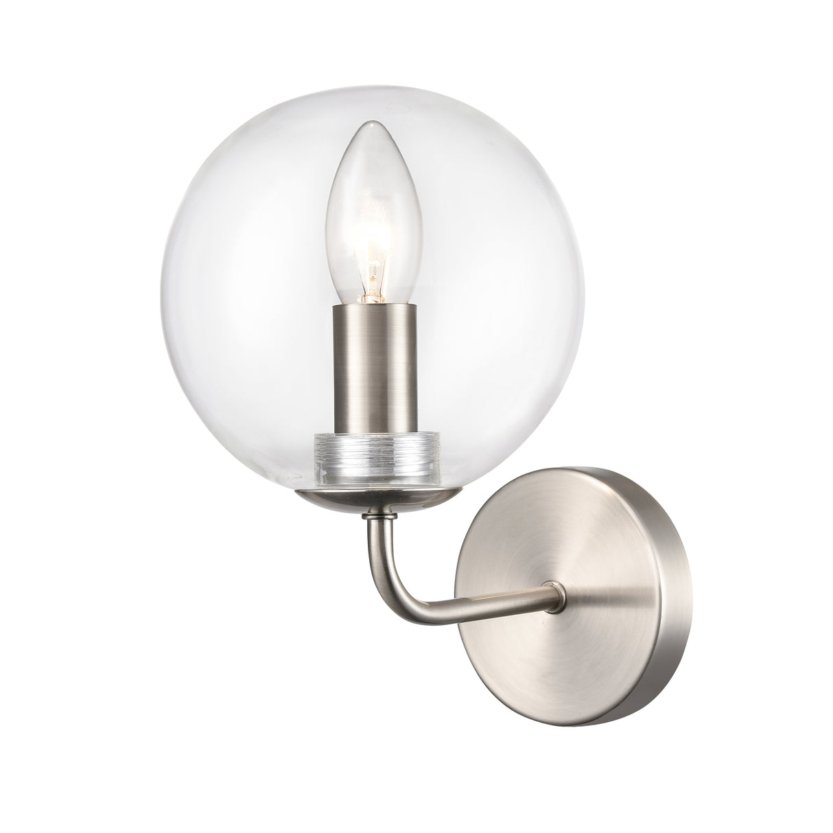 Franklite Court Wall light in Satin Nickel