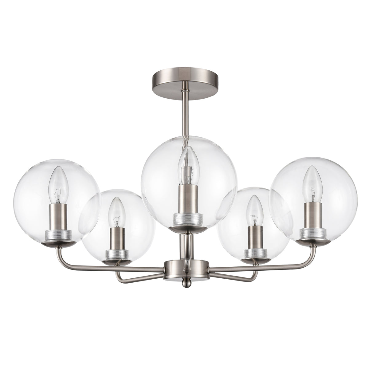 Franklite Court 5lt Fitting in Satin Nickel