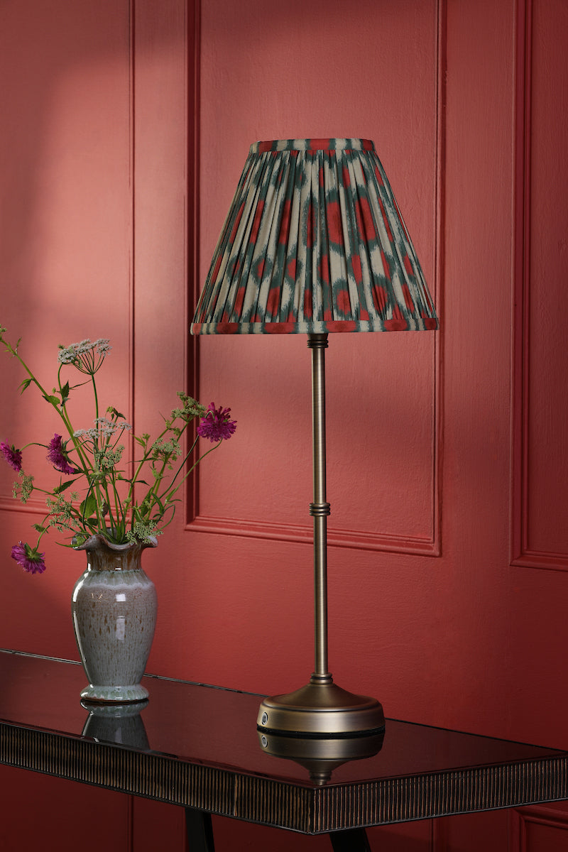 Dar Dahl LED Rechargeable Table Lamp Matt Antique Brass Base Only