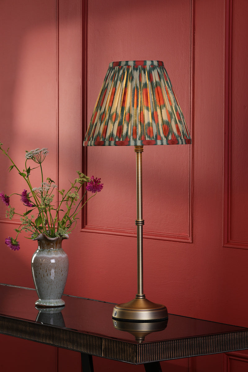 Dar Dahl LED Rechargeable Table Lamp Matt Antique Brass Base Only