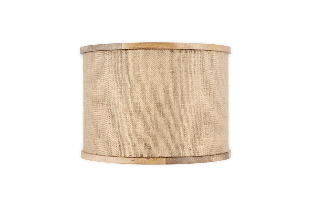 Nkuku Darat Mango Wood & Jute Lampshade Small 25cm