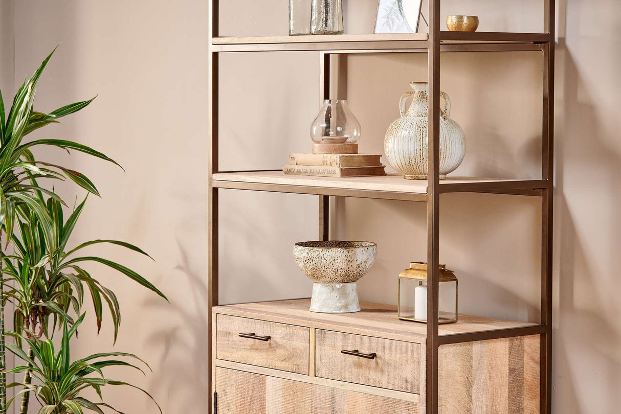 Nkuku Dasai Mango Wood Storage Unit Natural