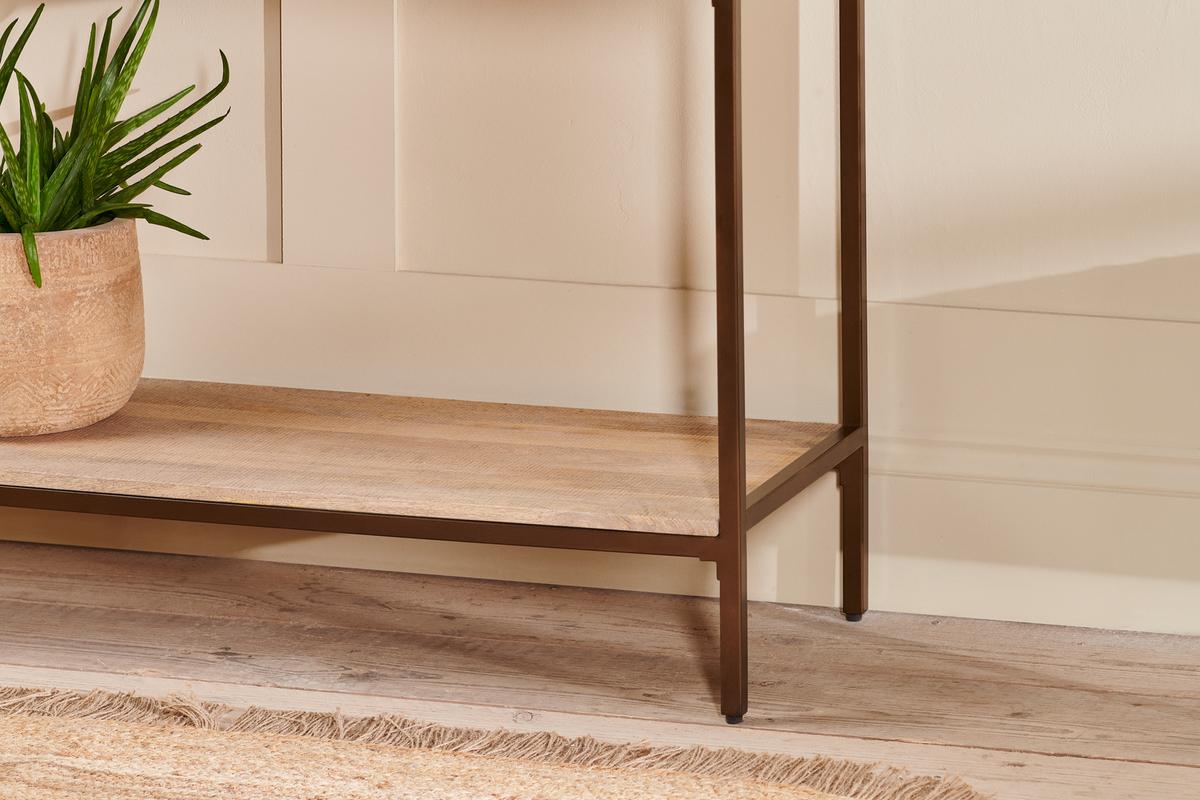 Nkuku Dasai Mango Wood Console Table Natural