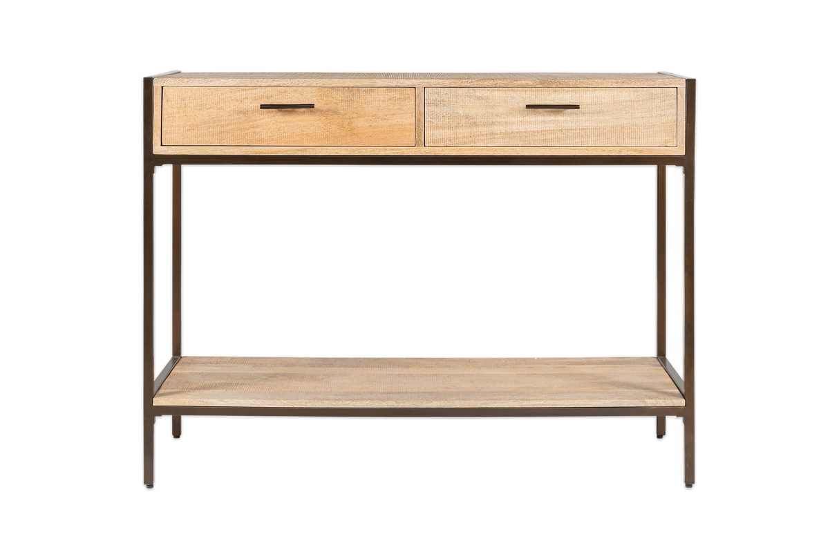 Nkuku Dasai Mango Wood Console Table Natural