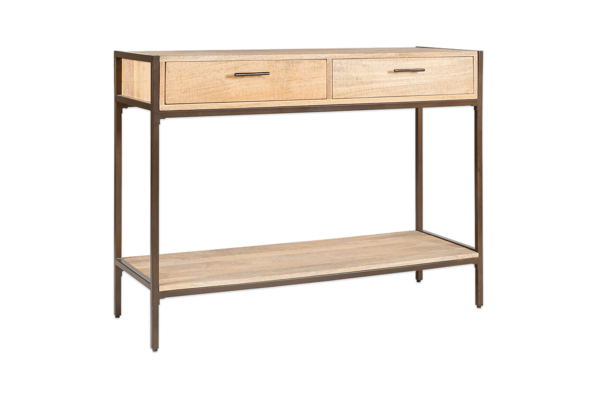 Nkuku Dasai Mango Wood Console Table Natural