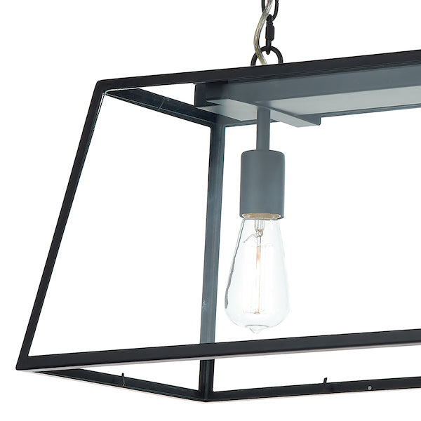 Dar Academy 3 Light Bar Pendant Black – from Amos Lighting + Home