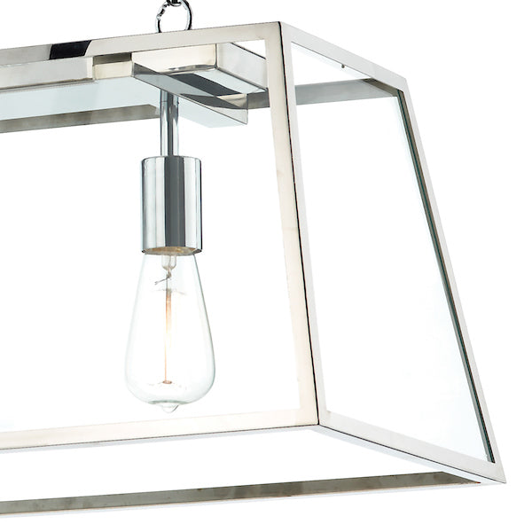 Dar Academy 3 Light Bar Pendant Stainless Steel – from Amos Lighting + Home