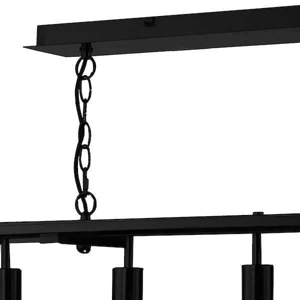 Dar Academy 5 Light Bar Pendant Black – from Amos Lighting + Home