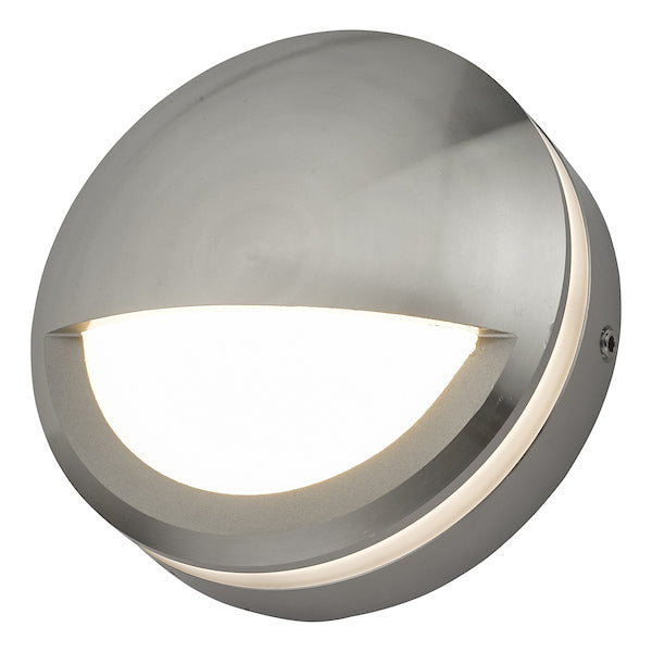 Dar Akos Eyelid LED Wall Light Aluminium – from Amos Lighting + Home