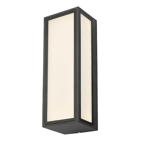 Dar Arham LED Outdoor Wall Light Matt Grey – from Amos Lighting + Home