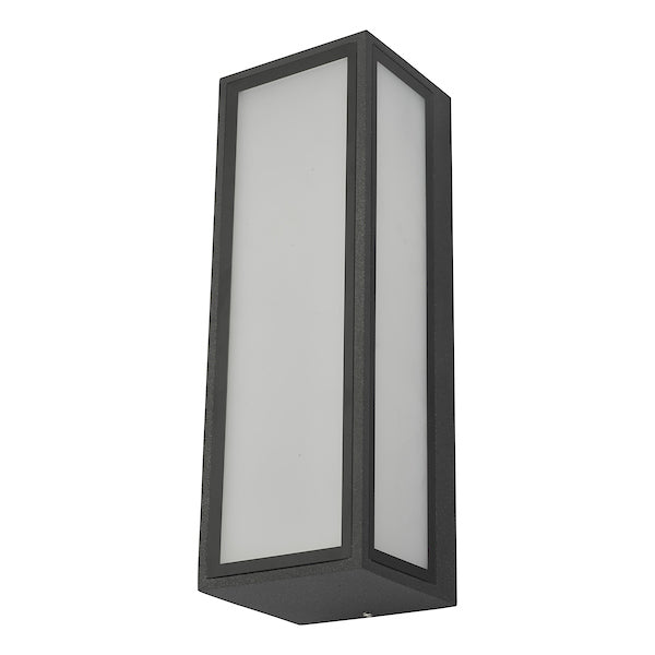 Dar Arham LED Outdoor Wall Light Matt Grey – from Amos Lighting + Home