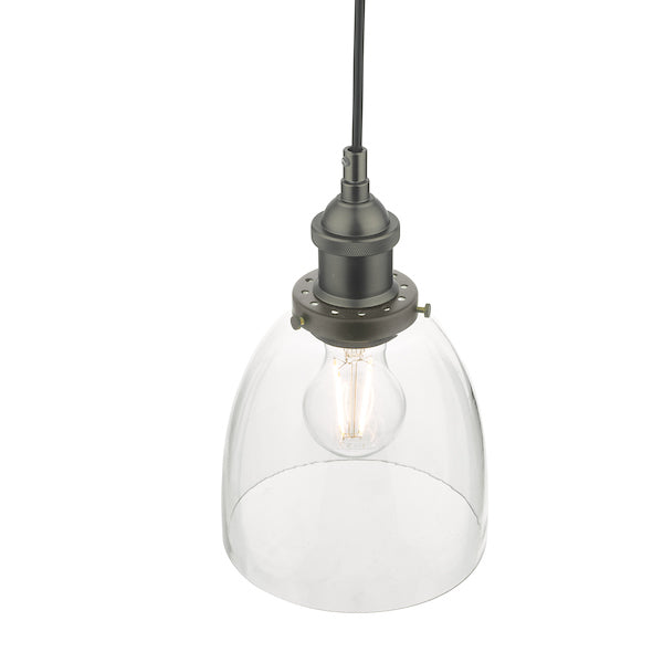 Dar Arvin Pendant Antique Chrome – from Amos Lighting + Home
