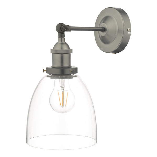 Dar Arvin Wall Light Antique Chrome – from Amos Lighting + Home