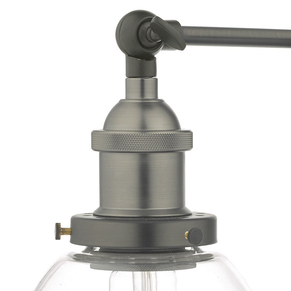 Dar Arvin Wall Light Antique Chrome – from Amos Lighting + Home