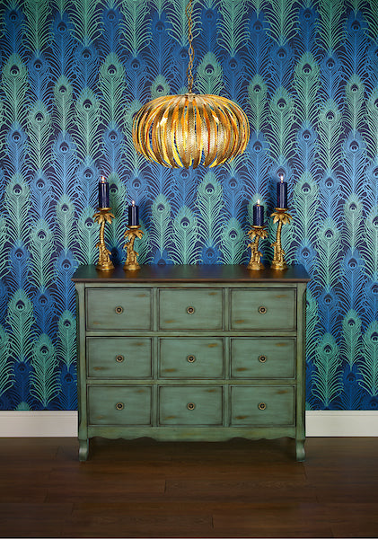 Dar Atticus 5 Light Pendant Chandelier Gold – from Amos Lighting + Home