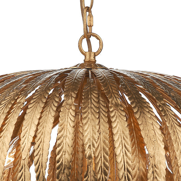 Dar Atticus 5 Light Pendant Chandelier Gold – from Amos Lighting + Home