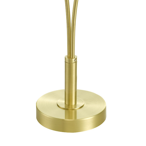 Dar Avari Table Lamp Satin Brass Glass – from Amos Lighting + Home