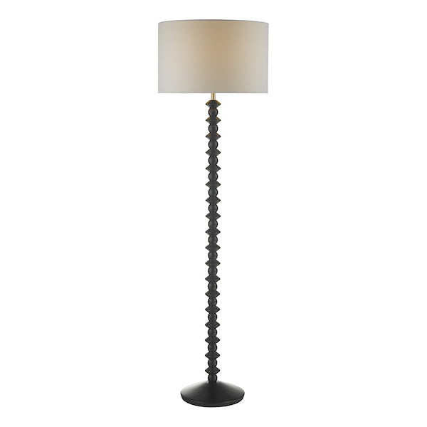 Dar Azana Floor Lamp Base Only Black Ash Finish – from Amos Lighting + Home