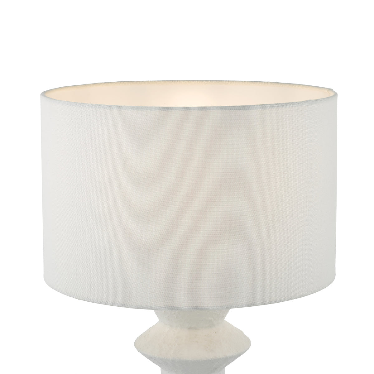 Dar Bidelia Table Lamp Matt White With Shade – from Amos Lighting + Home