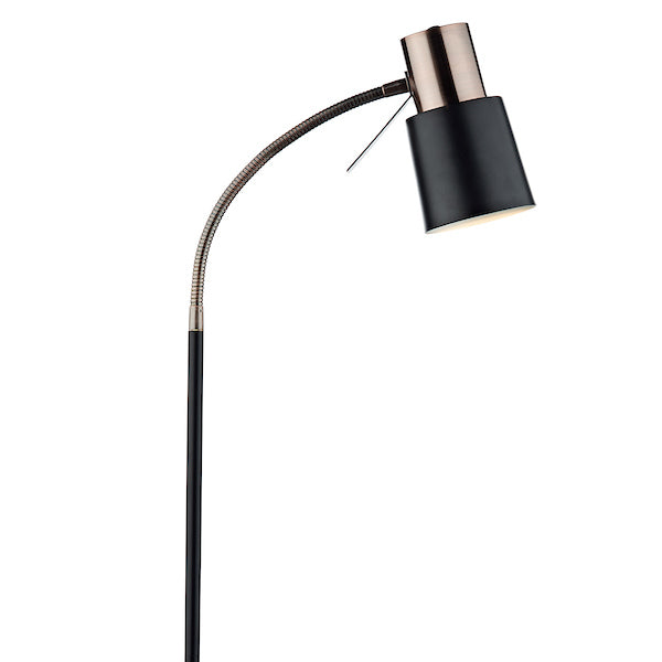 Dar Bond Floor Lamp Black & Copper – from Amos Lighting + Home