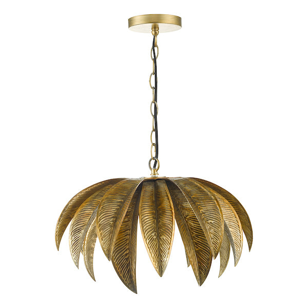 Dar Cara Pendant Antique Gold – from Amos Lighting + Home