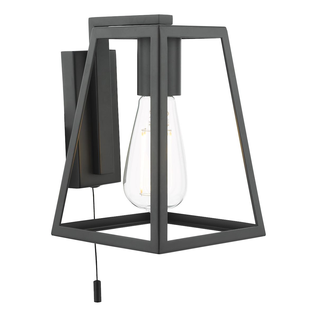 Dar Claudia Wall Light Matt Black – from Amos Lighting + Home