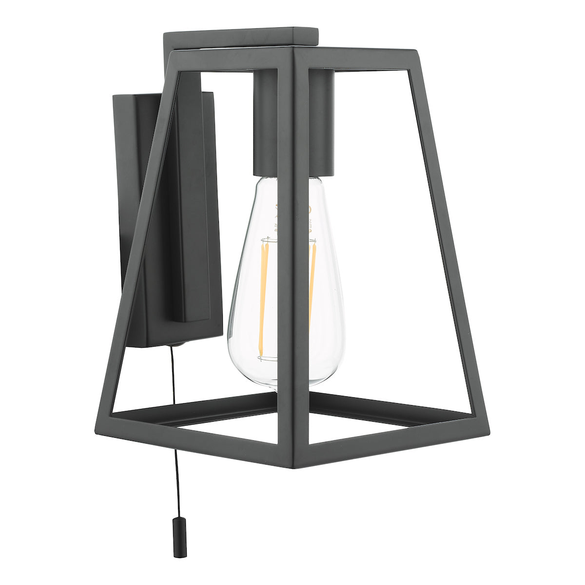 Dar Claudia Wall Light Matt Black – from Amos Lighting + Home