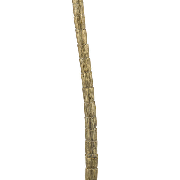 Dar Coco Floor Lamp Antique Gold With Shade – from Amos Lighting + Home