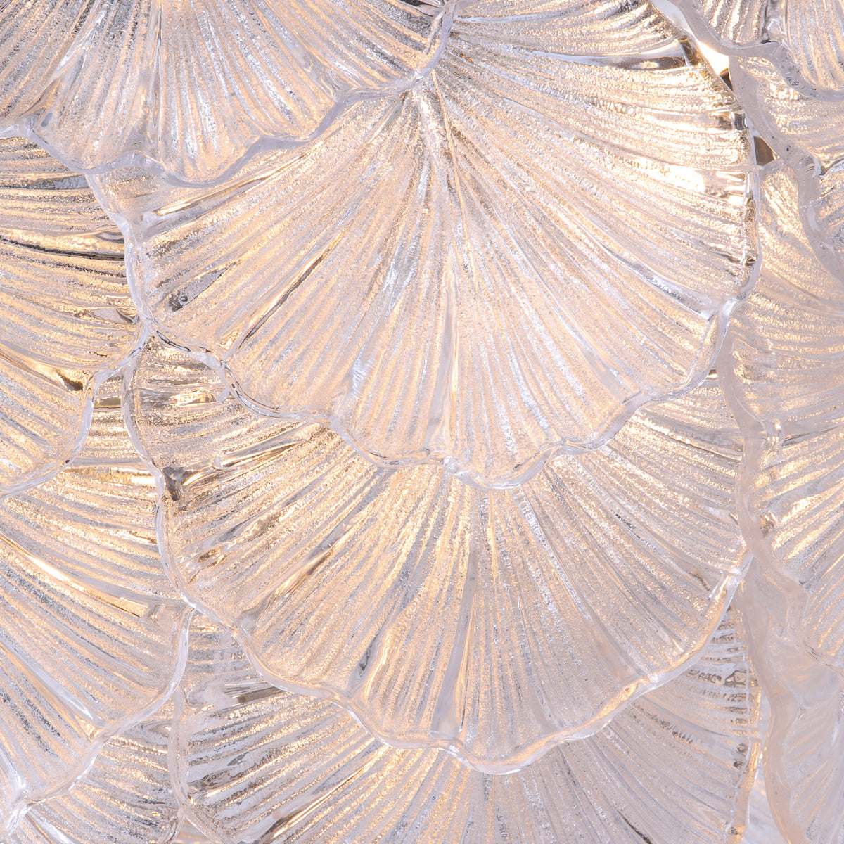 Dar Courtney 10 Light Pendant Textured Glass and Antique Brass – from Amos Lighting + Home