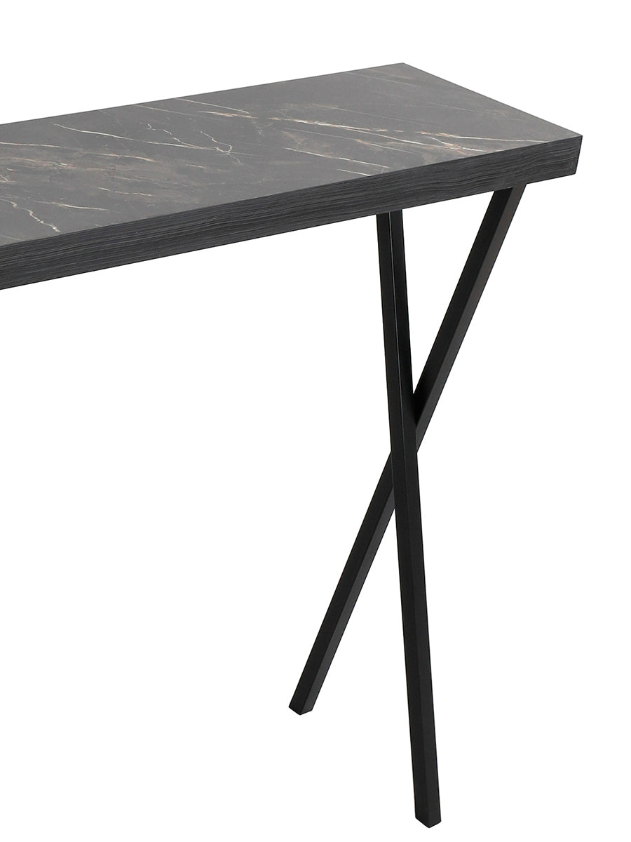 Dar Data Dark Marble Console Table – from Amos Lighting + Home