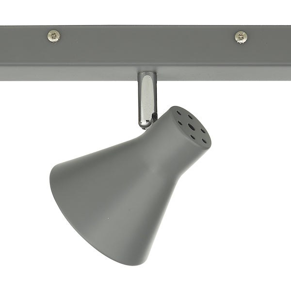 Dar Diza 3 Light Bar Spotlight Matt Grey – from Amos Lighting + Home