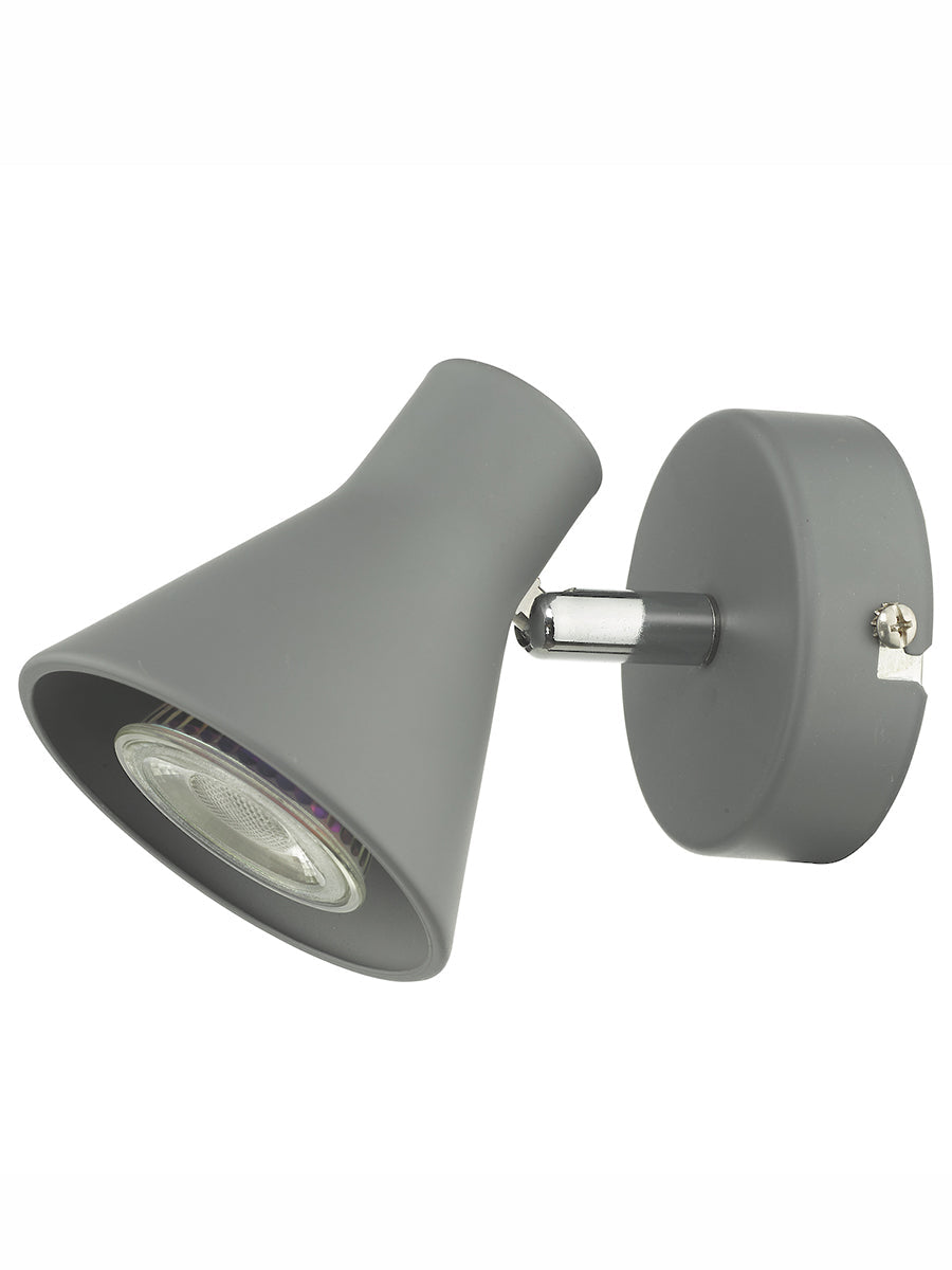 Dar Diza Single Spotlight Matt Grey – from Amos Lighting + Home