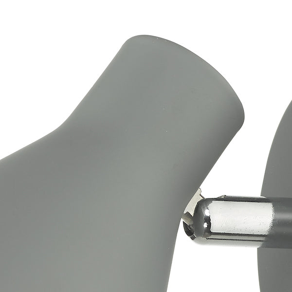 Dar Diza Single Spotlight Matt Grey – from Amos Lighting + Home