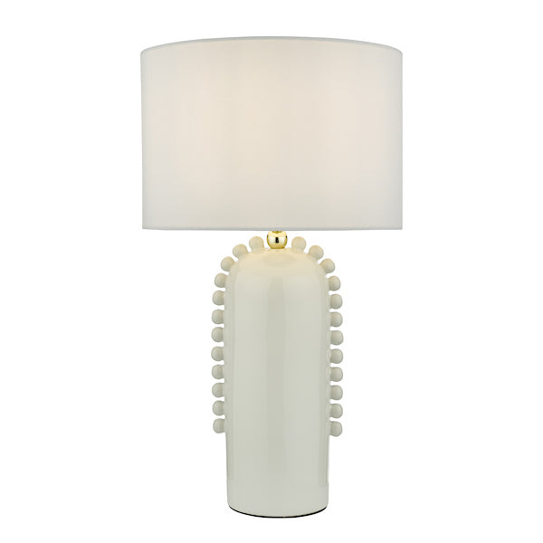 Dar Dolce Table Lamp Cream with Shade – from Amos Lighting + Home
