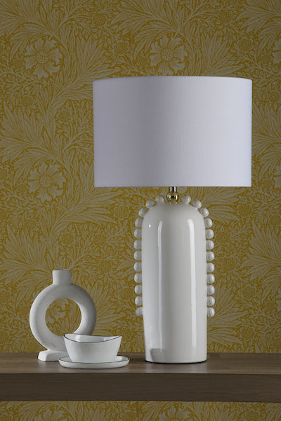 Dar Dolce Table Lamp Cream with Shade – from Amos Lighting + Home